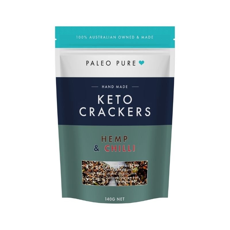 Paleo Pure - Keto Crackers Hemp & Chilli