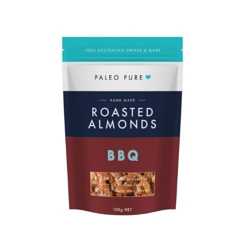 Paleo Pure - *NEW* Roasted Almonds BBQ 12 x 100g  (carton)