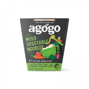 AGOGO - Miso Vegetable Noodles Instant Meal 50g