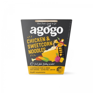 AGOGO - Chicken & Sweetcorn Noodles Instant Meal