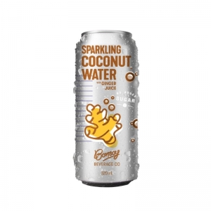Bonsoy Beverage Co. - Sparkling Coconut Water GINGER 320ml x 12 (carton)