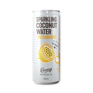 Bonsoy Beverage Co. - Sparkling Coconut Water Passionfruit 320ml x 12 (carton)
