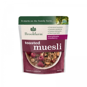 Brookfarm - Toasted Muesli Cranberry Sachet 50g