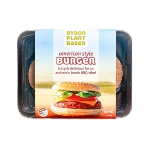 Byron Bay Burger - *NEW* 100% Plant Based Burger 2pk (250g x 6) (Carton)