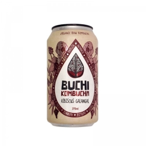 Buchi Kombucha - Classic Hibiscus Galangal 16 x 375ml (Carton) Refrigerated
