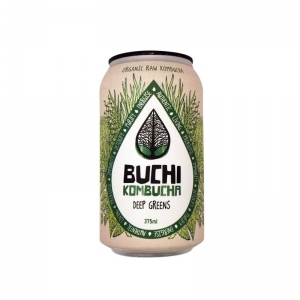 Buchi Kombucha - Deep Greens Can 16 x 375ml (Carton) Refrigerated