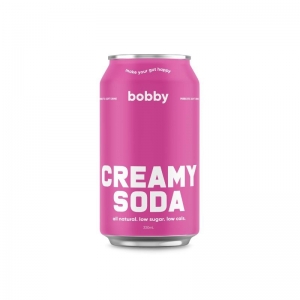 Bobby - Creamy Soda Prebiotic Soft Drink 330ml