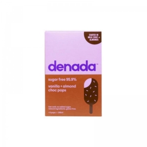 Denada - Choc Pops Vanilla & Almond 3 Pack (8) (FROZEN) (Carton)