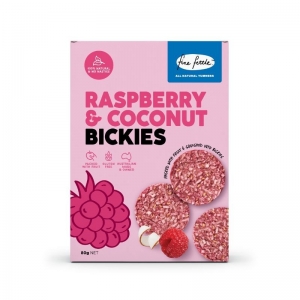 Fine Fettle - Bickies Raspberry and Coconut 80g x 6 (Carton)