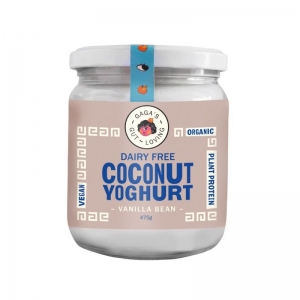 Gaga Fermented - VANILLA BEAN COCONUT Yogurt (PINK) 500g x 6 (Carton) Refrigerat