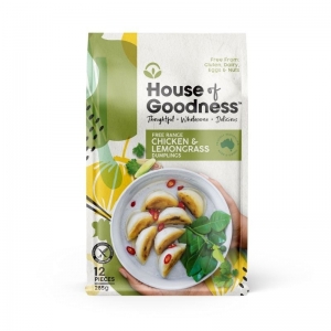 House of Goodness - Chicken & Lemongrass Dumplings 285g x 8 (Carton)