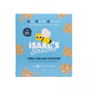 Isaac's Snacks - Chia-ful Oat Cluster 120g
