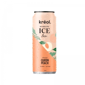 Kreol - Iced Tea - Golden Queen Peach & Daintree Sparkling Black Iced Tea 330ml