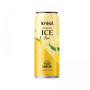 Kreol - Iced Tea -  Yuzu Lemon & Daintree Black Sparkling Iced Tea 330ml