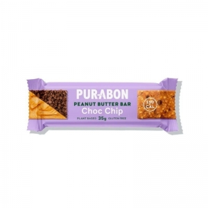 Purabon - Peanut Butter Bars - Choc Chip 35g x 30 (Carton) 0081