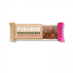 Purabon - Wholefood Bars- Raspberry Double Choc 60g x 15 (Carton) 0210