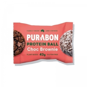 Purabon - Protein Balls - Choc Brownie 43g x 12 (Carton) 0404