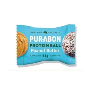 Purabon - Protein Balls - Peanut Butter 43g x 12 (Carton) 0428