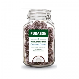 Purabon - FOODSERVICE Wholefood Balls - Coconut Cacao 43g x 40 COCO-40 (C)