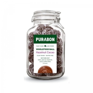 Purabon - FOODSERVICE Wholefood Balls - Hazelnut Cacao 43g x 40 HAZE-40 (H)