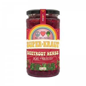 Peace Love & Vegetables - Beetroot and Herbs SuperKraut 650g