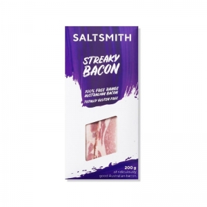 Saltsmith - Streaky Bacon 5 x 200g (Case) (Refrigerated)