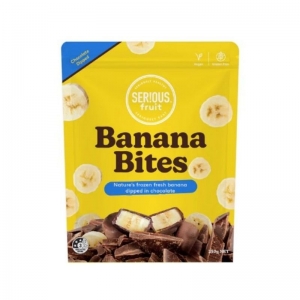 SER!OUS Fruit Bites - Choc Banana 8 x 250g (Carton) (FROZEN)