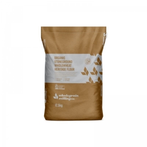 Wholegrain Milling Co - Organic Stoneground Wholewheat Heritage Flour 12.5kg Bag