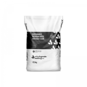 WMC - Sustainable Premium White Heritage Flour 12.5kg Bag - SPWHF12.5 BLACK/WHIT