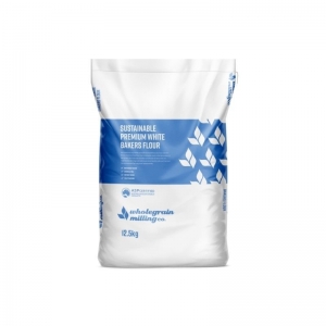 WMC - Sustainable Premium White Bakers Flour 12.5kg Bag - SPWBF12.5 LIGHT BLUE/W